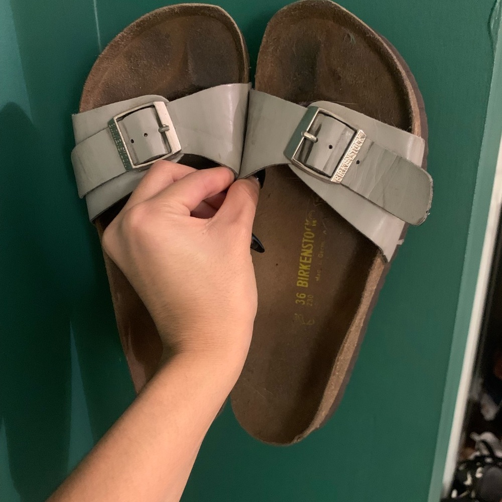 One strap Birkenstocks
